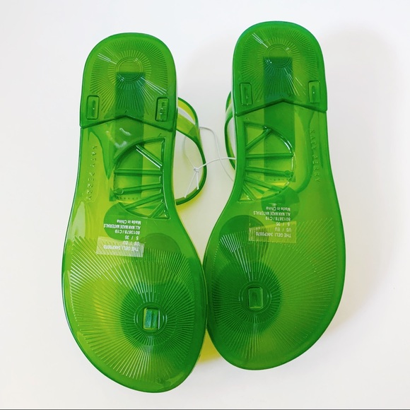 Katy Perry The Geli Lime Jelly Sandals Green - Picture 6 of 7